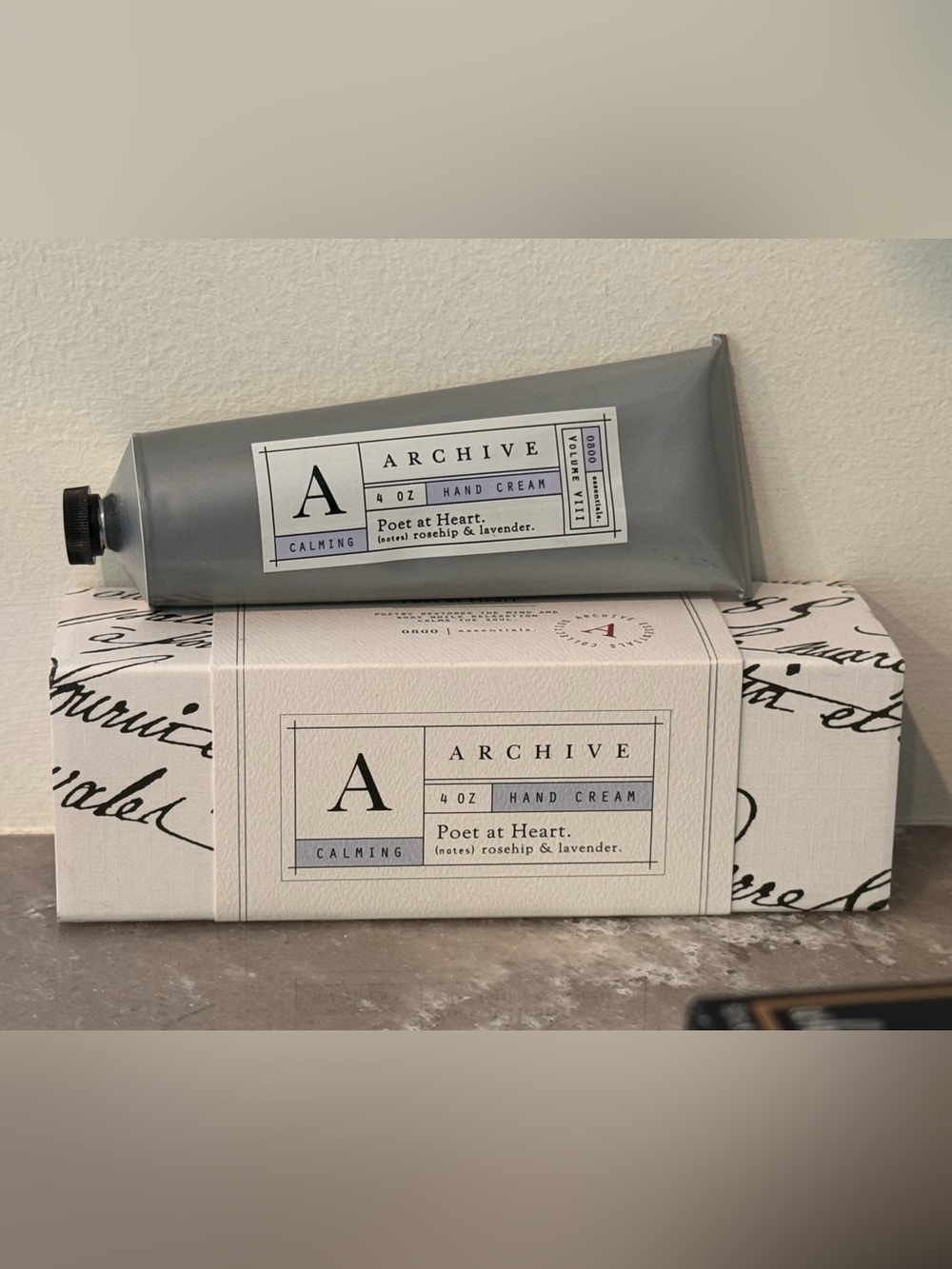 Archive Calming Hand Cream - Poet at Heart (Rosehip & Lavender)